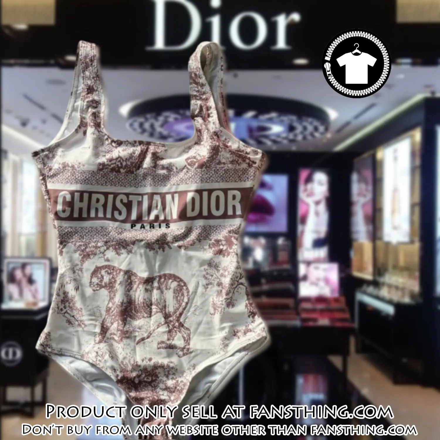 Christian dior swimwear beachwear one piece swimsuit osw1050 fst0712583